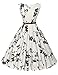 Sleeveless 50s Vintage Style Dress with Belt Size 1X F-11