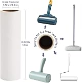 Tahbarshi Lint Roller Refills 6 Pack 16 cm Large Sheets 360 Count view 2