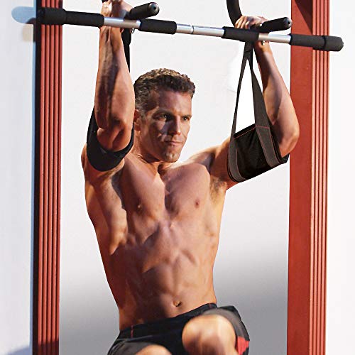 image for Iron Gym Ab Straps, unisex-adult, Black