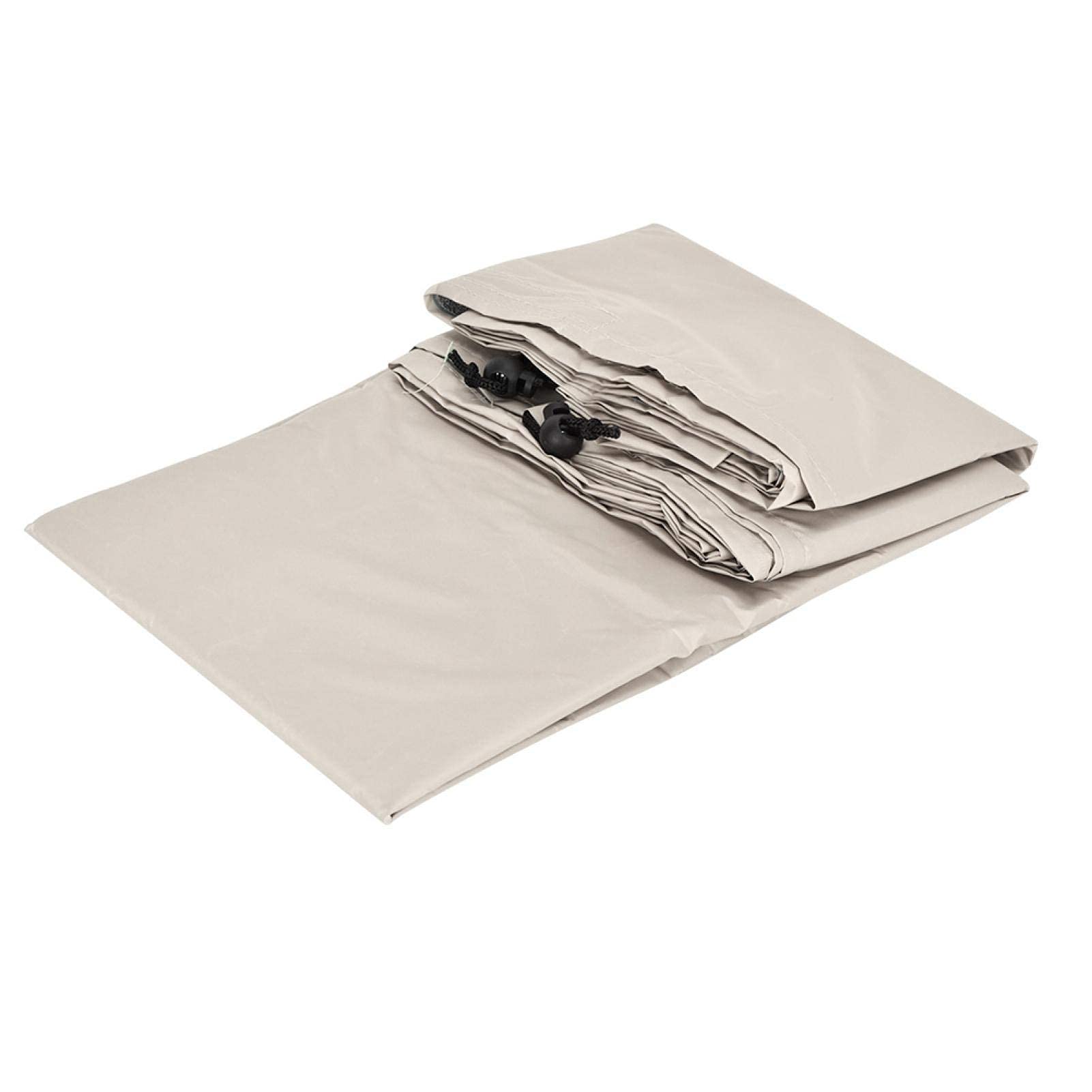 Kuuleyn Pool Roll Cover, Swimming Pool Cover, Waterproof Beige Open Air Swimming Pool Roll Cover Protector Ground Swimming Pools Cover for Outdoor Heavy Duty Garden(S：490 * 96cm)