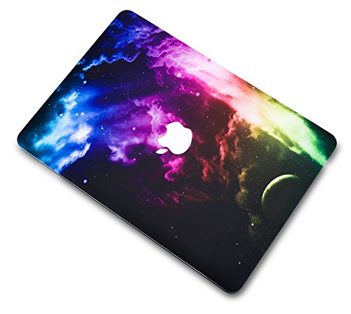KEC Laptop Case for Old MacBook Pro 15” Retina (-2015) Plastic Case Hard Shell Cover A1398 (Colorful Space)