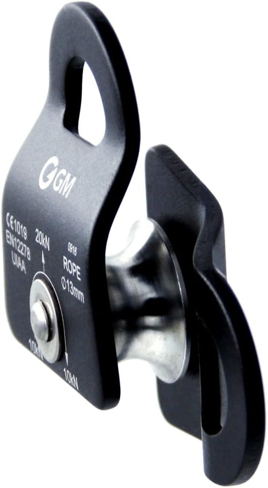 GM CLIMBING Hitch Slack Tending Pulley Kit for Double Rope Climbing System Basic Unit of General Hauling - 20kN Black Micro Prusik Minding Pulley & Oval Locking Carainber & 30in 8mm VT Prusik : Sports & Outdoors