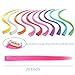 LiaSun 10Pcs/set Multi-Colors Straight Highlight Clip in Hair Extensions 20 Inch Colored Party Hair Pieces (Sky blue)