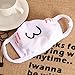 ESTD Anime Emoticon Anti-Dust Face MaskKawaii Kaomoji Mouth Muffle White (style 1)