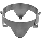 Mytee Products Horizontal 4 Gallon Aluminum Trash Can Brackets Mount for Truck &amp; Trailers - Carriers Mounting Holder for Galvanized Trash Can 8-1/2"