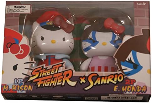 Toynami Hello Kitty M Bison vs E Honda PVC Set