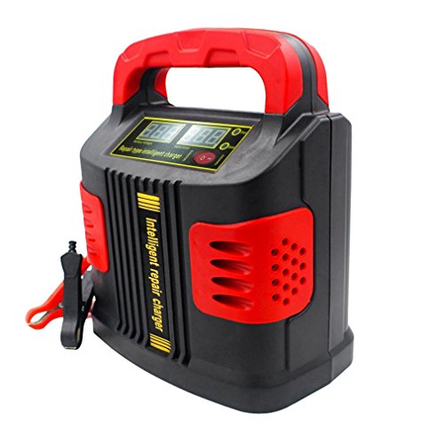 Portable Intelligent Charger Auto Motor Vehicle Charger 350W 14A Auto Adjust LCD Battery Charger Car Jump Starter Booster - Thumbnail 6