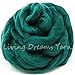 Cotton Fiber for Spinning, Blending, Felting & Fiber Arts. Soft Vegan Combed Top. Spruce
