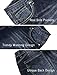 LE3NO Womens Stretchy Vintage Distressed Denim Jean Shorts with Pockets