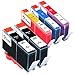 K-Ink Compatible Ink Replacement Cartridges for HP 564XL 564 XL (5 Pack)