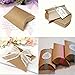 Vlovelife 100pcs Kraft Paper Pillow Boxes, 4.5'' x 2.8'' Wedding Favor Boxes, Candy Box Gift Box For Wedding Party Favors