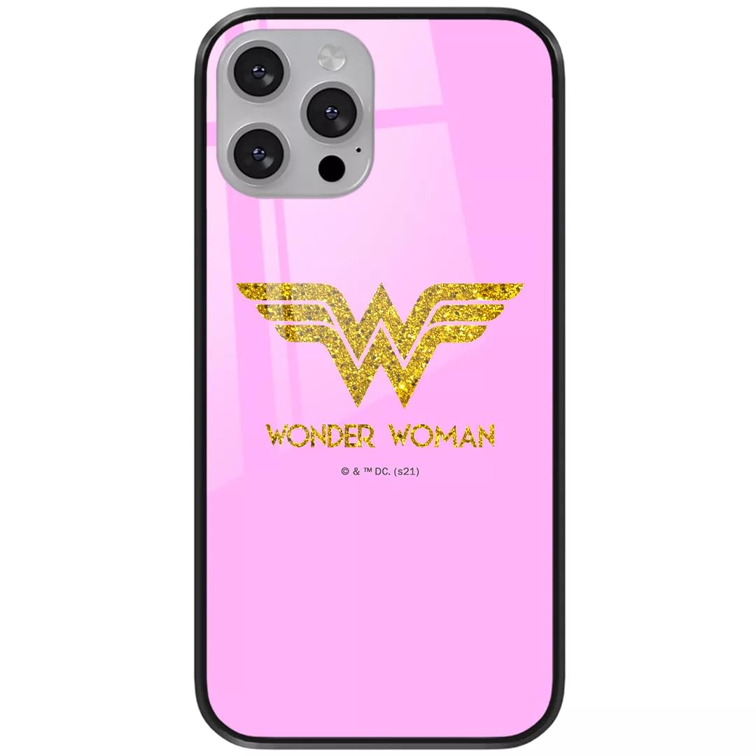 ERT GROUP Apple Iphone 13 PRO phone case, case original and officially licensed by DC, Wonder Woman 040 design, made of tempered glass, protective case