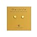 Dogeared The Circle Stud Pierced Earrings