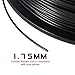 3D Mars 3D Printing Filament, 1.75 mm PLA 3D Printer Filament, 2.65 lbs(1.2KG), Dimensional Accuracy +/- 0.03mm, PLA Filament for Most 3D Printer, Black