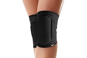 Queen Wear – Sleek Black – Pole Dance Knee Pads Perfect Woman Protection for Ballet Modern Dance and Indoor Sports (XXL)