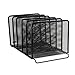 Rolodex Mesh Collection Stacking Sorter, 5-Section, Standard Packaging primary