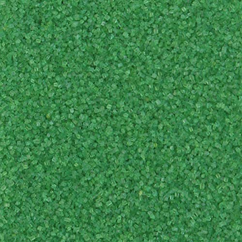 Hobbyland Sanding Sugar (Green Sugar, 4 oz) Handcrafted with All Natural Food Coloring
