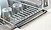 Neat-O Over-The-Sink Kitchen Dish Drainer Rack, Durable Chrome-Plated Steel (Black)