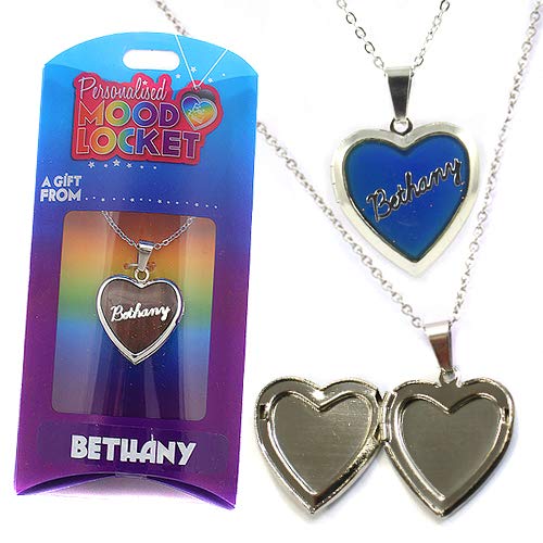 Stands Out Personalised Mood Locket Necklace - Bethany