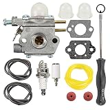 Hilom 753-06190 Carburetor with Fuel Line Filter Adjusting Tool for MTD Troy Bilt TB21EC TB22 TB22EC TB32EC TB42BC TB80EC TB2040XP String Trimmer WT-973 WT-1116 Carb