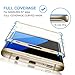 Ness-shop - Galaxy S7 Edge Screen Protector, S7 Edge Tempered Glass Full Coverage 3D Curved High Definition Ultra Clear Film Anti-Bubble Screen Protector for Samsung Galaxy S7 Edge – Gold