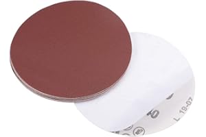 uxcell 5-Inch PSA Sanding Disc Aluminum Oxide Adhesive Back Sandpaper 240 Grit 10 Pcs