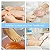 Bememo 200 Counts Paraffin Bath Liners, Hand and Foot Liners, Plastic Clear Gloves Paraffin Bath Wax Therapy Bags