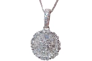 Delicate Shiny Cz Pendant Necklace Female Wedding Accessories With Exquisite Elegant Temperament Lady Jewelry Gift