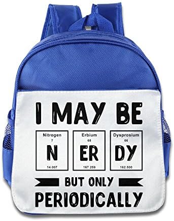Nerdy Periodic Table Of Elements 100% Polyurethane Leather Kids Children Boys Girls Backpacks