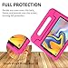 BMOUO Kids Case for Samsung Galaxy Tab A 8.0 2018 SM-T387, Shockproof Light Weight Protective Handle Stand Kids Case for Galaxy Tab A 8.0 Inch 2018 Release SM-T387 - Rose