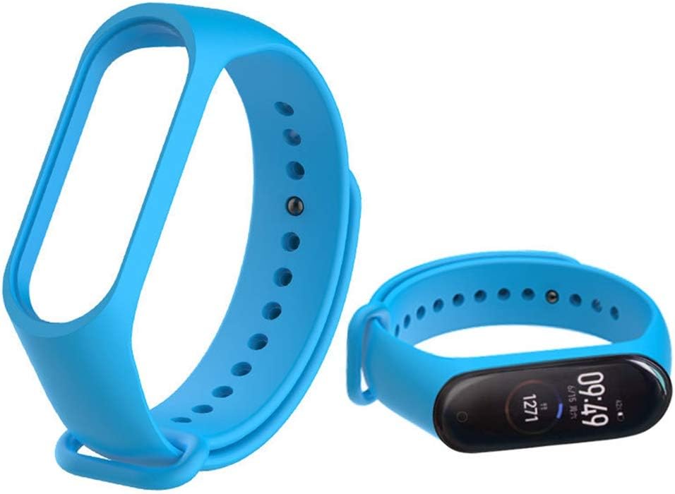 Jazmy Soft Silicone Wristband Replacement Watch Band Strap for Xiaomi Mi Band 4