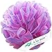 Loofah Bath Sponge XL 75g Set of 4 Pastel Colors by À La Paix - Soft Exfoliating Shower Lufa for Silky Skin - Long-Handle Mesh Body Poufs- Women and Men’s Luffas - Soft Texture - Full Cleanse & Lather