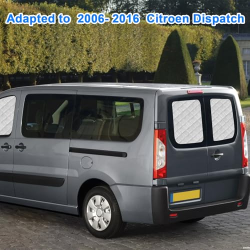 Car Interior Sun Visor Compatible with Citroen Jumpy/Dispatch Peugeot Expert Scudo 2006-2016, 5 Pieces Internal Car Sun Visor Cover
