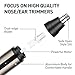 Nose Hair Trimmer Ear Trimmer for Men Women, Electric Hair Clippers Trimmers Remover Ear trimmer/Nose trimmer with Water Resistant Dual Edge Blades, Mute Motor,Battery-Operated, IPX7 Waterproof