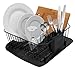 Rubbermaid Dish Drainer Tray, Plastic, Black, 1938748