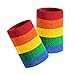 Hoter 6 Inch Sport-Wristband Running-Wrisband Lengthen Thick Unisex Wristband/Sweatband for Tennis Athletic Sports,1PC/2PCS Pack