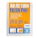 True Blue Cold Air Return Filter Pad, 10-Inch by 30-Inch