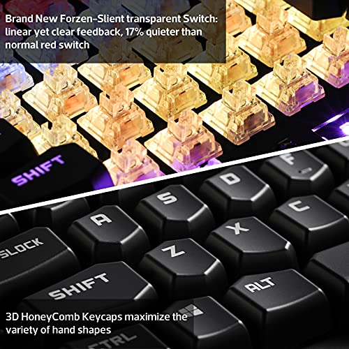 Lightsalt Kurve 79 Keys Ergonomic Mechanical Keyboard, True RGB