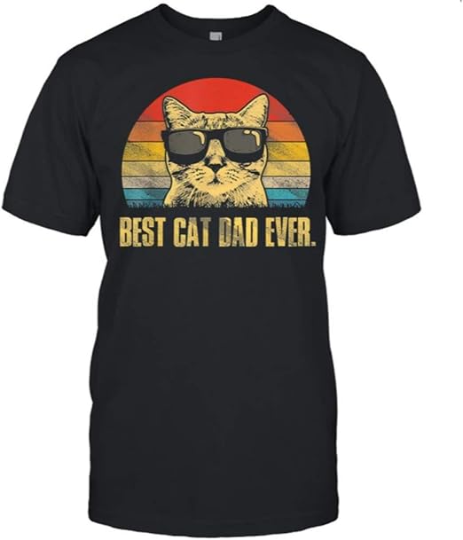 cat dad t shirt amazon