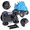 Vimzone-Dinosaur-Car-Toys-Electric-Dinosaur-Vehicles-Toys-with-LED-Light-Realistic-Sound-Big-Tire-Wheel-Dino-Cars-Gift-Presents-for-3-8-Year-Old-Boys-Girls-Toddlers-BluePurple-2-Pack Vimzone Dinosaur Car Toys, Electric Dinosaur Vehicles Toys with LED Light & Realistic Sound & Big Tire Wheel, Dino Cars Gift Presents for 3-8 Year Old Boys Girls Toddlers (Blue&Purple, 2 Pack)