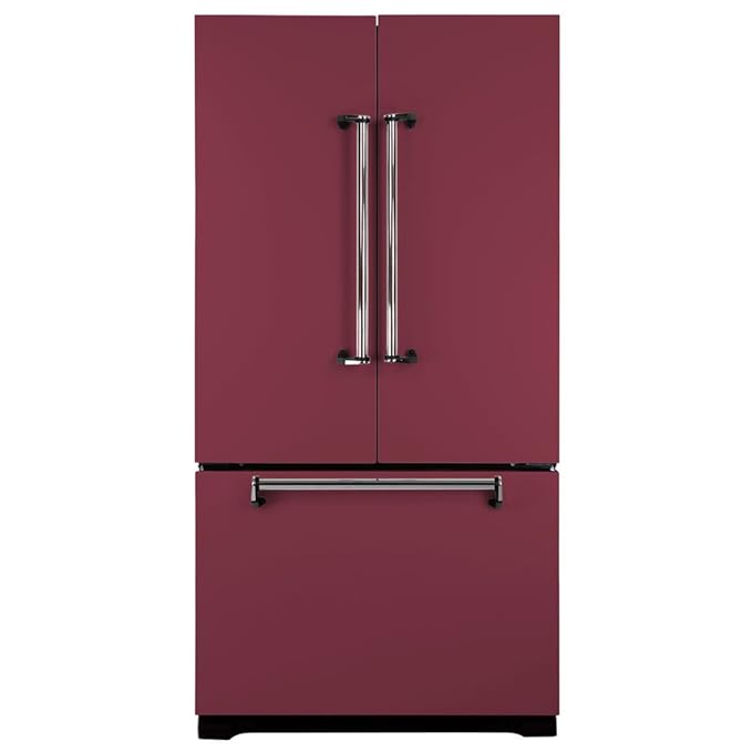 AGA Legacy 36 Inch French Door Refrigerator AMLFDR20CRN Cranberry