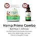 Hemp Oil For Dogs and Cats - Full Spectrum Organic Drops Hemp Oil For Anxiety & Stress Relief- Arthritis Pain Relief - Hip and Joint Dog Supplement- Apply To Hemp Prime Treats (375mg)