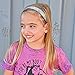 FROG SAC 6 Mermaid Elastic Headbands for Girls, Adjustable Non Slip Headband Hair Accessories for Kids, Stretch No Slip Head Bands for Preteen, Girl Mermaids Birthday Party Favors