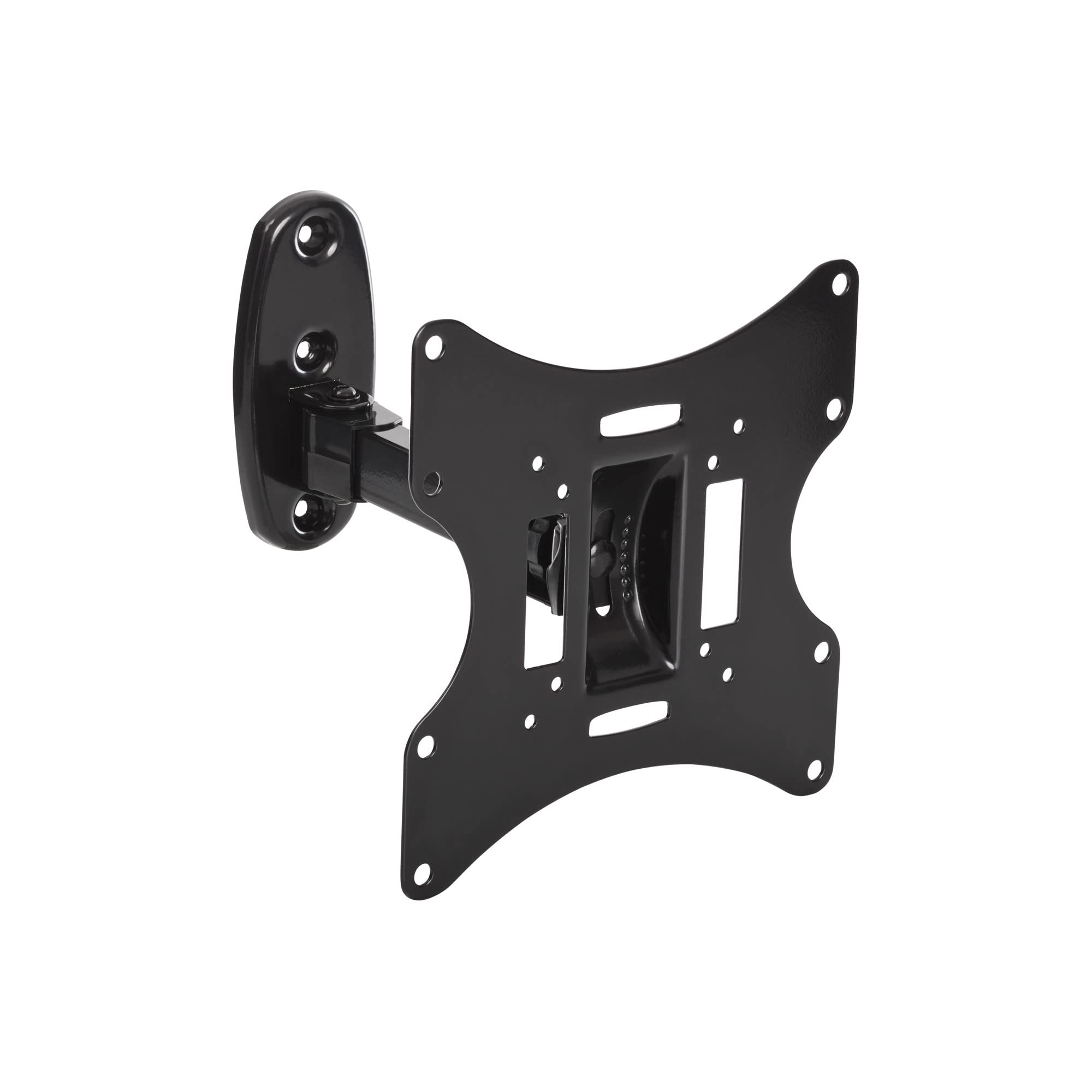 ProperAV Swing Arm TV Wall Bracket 23" 24" 28" 32" 37" 40" 42" 43" 46" Tilt 20° VESA Max 200x200 Black — image 1