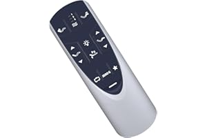 ZWP RF358A RF502A Replacement Remote Control fit for Tempur-Pedic Ergo or Ergo Extend Adjustable Bed Base JDLK.33.01.18 RF358A, JLDK.33.01.36, RF502A