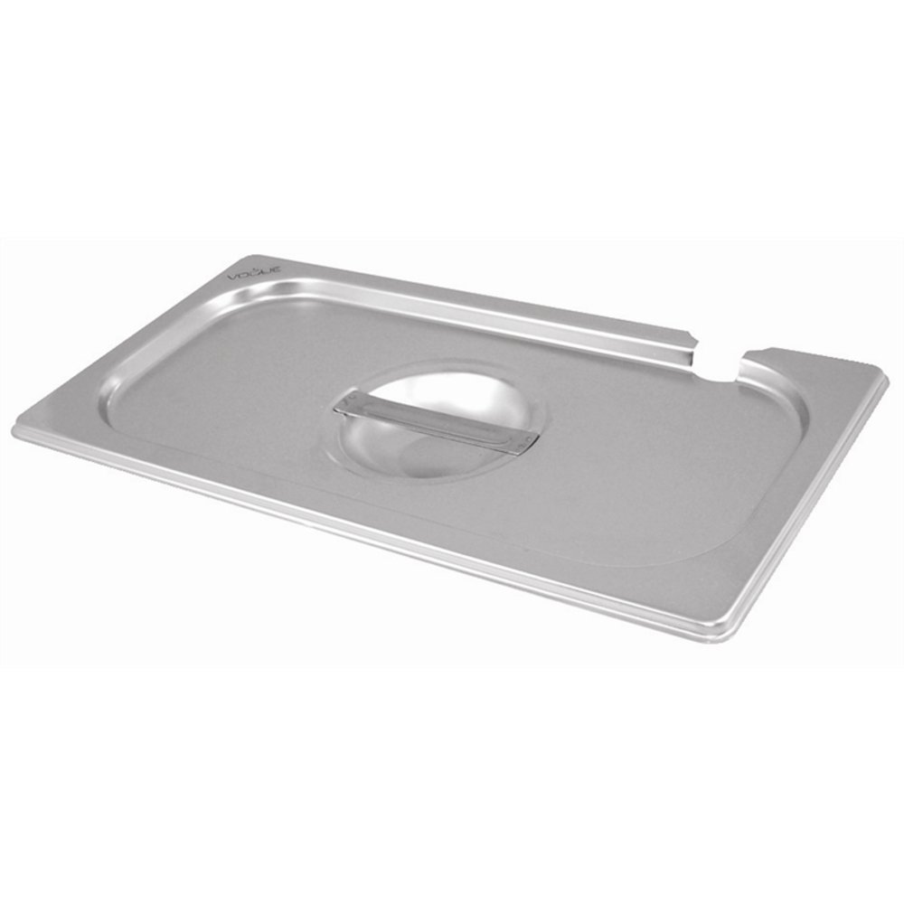 Vogue CB171 Stainless Steel 1/2 Gastronorm Notched Lid