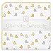SwaddleDesigns Large Receiving Blanket, Ultimate Swaddle for Baby Boys, Girls, Softest US Cotton Flannel, Best Shower Gift, Made in USA, Yellow Jewel Tone Little Chickies (Mom's Choice Award Winner)