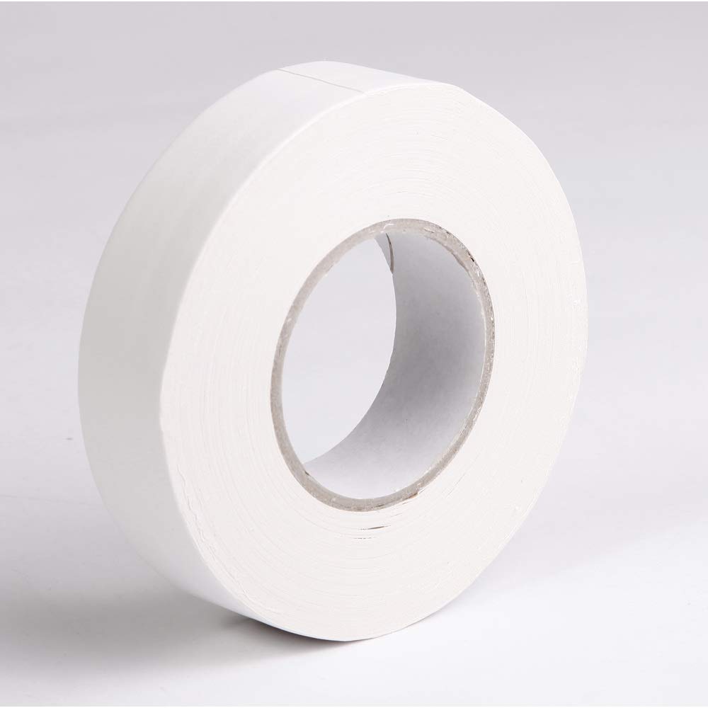 Clairefontaine - Ref 97043C - Banded Fibre Tape (Single Roll) - 38mm x 50m Size, 280 Microns Thick - Suitable for Covering Nails on Canvas Boards - White