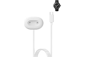 FJIASTB for Google Pixel Watch 4 (41mm/45mm) Charger Cable with Base, Magnetic USB Type-C Fast Charging Cord for Google Smart