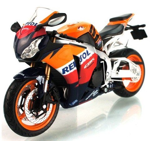 1:12 Honda CBR1000RR Die-cast Motorcycle Toy Repsol Color